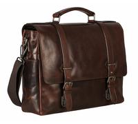 LEONHARD HEYDEN Briefcase 2 Compartments Brown