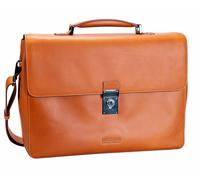 LEONHARD HEYDEN Briefcase 2 Compartments Orange