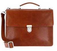Leonhard Heyden Cambridge Porte-documents en cuir 38 cm Compartiment pour ordinateur portable brun