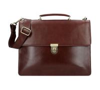 Leonhard Heyden Cambridge Porte-documents en cuir 40 cm Compartiment pour ordinateur portable brun