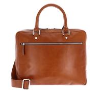 LEONHARD HEYDEN Mallette marron pour homme - Cambridge Zipped Briefcase 1 Compartment Cognac 87097