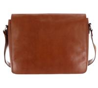 Leonhard Heyden Cambridge Messenger en cuir, 38 cm, compartiment pour ordinateur portable brun