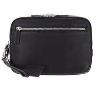 Leonhard Heyden Cuir sac à poignet Oxford Mens Clutch Red Brown marron foncé