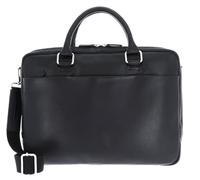 Leonhard Heyden Cuir serviette sac d'ordinateur portable pour ordinateur portable Berlin RV-Aktenmappe 2 Fächer 7212 Schwarz noir