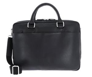 Leonhard Heyden Cuir serviette sac d'ordinateur portable pour ordinateur portable Berlin RV-Aktenmappe 2 Fächer 7212 Schwarz noir