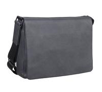 Leonhard Heyden Den Haag Messenger en cuir 31 cm gris