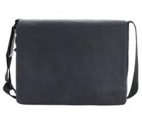 Leonhard Heyden Den Haag Messenger en cuir 31 cm gris