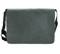 Leonhard Heyden Den Haag Messenger en cuir 37 cm Compartiment pour ordinateur portable olive