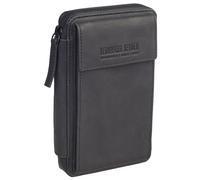 Leonhard Heyden Étui en cuir pour portable Den Haag 11 cm noir