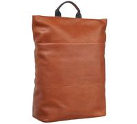 LEONHARD HEYDEN Sac à dos pour ordinateur portable marron en cuir pour homme - Hamburg Zipped Backpack Cognac 196296