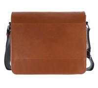 Leonhard Heyden Hamburg Messenger en cuir, 32 cm, compartiment pour ordinateur portable brun