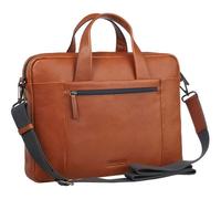 LEONHARD HEYDEN Mallette marron en cuir pour homme - Hamburg Zipped Briefcase 1 Compartment S Cognac 196293