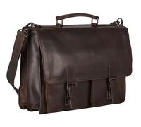 LEONHARD HEYDEN Mallette marron pour homme - Dakota Briefcase 2 Compartments 87003