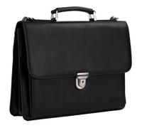 LEONHARD HEYDEN Mallette noir pour homme - Hannover Briefcase 2 Compartments 87076