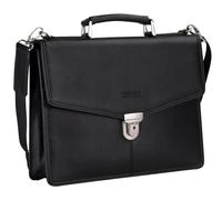 Leonhard Heyden mallette sac à épaule Hannover Briefcase 1 Compartment Black noir