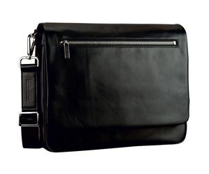 Leonhard Heyden Montreal Messenger Cuir 36 cm noir