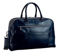 Leonhard Heyden Montreal Sac de voyage Weekender Cuir véritable 52 cm bleu