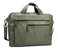 Leonhard Heyden Porte-documents Den Haag en cuir 40 cm pour ordinateur portable vert
