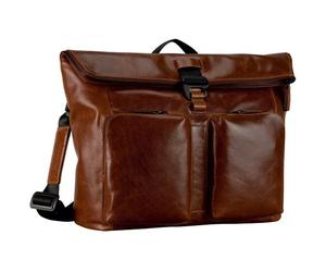 Leonhard Heyden Porto Messenger Cuir 38 cm brun