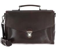 Leonhard Heyden Roma Porte-documents en cuir 39 cm Compartiment pour ordinateur portable brun