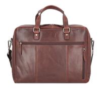 Leonhard Heyden Roma Attaché-case Cuir véritable 41 cm Compartiment ordinateur brun