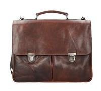 Leonhard Heyden Roma Porte-documents Cuir 41 cm Compartiment pour ordinateur portable brun