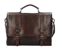 Leonhard Heyden Roma Porte-documents en cuir 39 cm Compartiment pour ordinateur portable brun