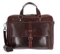 Leonhard Heyden Roma Porte-documents en cuir 40 cm Compartiment pour ordinateur portable brun