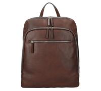 Leonhard Heyden Roma sac à dos en cuir 40 cm compartiment pour ordinateur portable brun