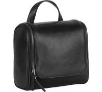 Leonhard Heyden Roma Trousse de toilette Cuir 26 cm noir