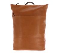LEONHARD HEYDEN Sac à dos pour ordinateur portable marron en cuir pour homme - Hamburg Zipped Backpack Cognac 196296