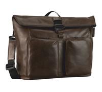 Leonhard Heyden Porto Messenger Cuir 38 cm brun