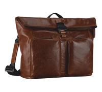 Leonhard Heyden Porto Messenger Cuir 38 cm brun