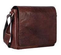Leonhard Heyden Cambridge Messenger en cuir, 32 cm, compartiment pour ordinateur portable brun
