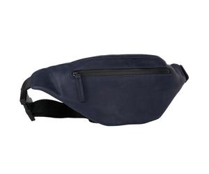 Leonhard Heyden Sac banane en cuir La Haye 27 cm bleu
