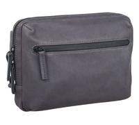 Leonhard Heyden Sac banane en cuir Den Haag 22 cm gris