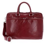 LEONHARD HEYDEN Sac de bureau rouge en cuir pour femme et homme - Cambridge Zipped Briefcase 2 Compartments L 289719