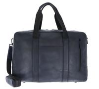 Leonhard Heyden Sac de voyage en cuir Den Haag 50 cm bleu