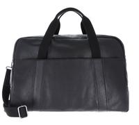 Leonhard Heyden Hamburg Sac de voyage Weekender Cuir 52 cm noir