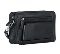 Leonhard Heyden Sac en cuir pour homme Berlin 22 cm noir