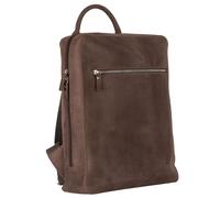 Leonhard Heyden Salisbury Sac à dos en cuir 37 cm pour ordinateur portable brun