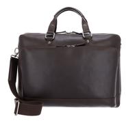 LEONHARD HEYDEN Serviette brun foncé en cuir pour femme et homme - Dakota RV-Aktenmappe 2 Fächer 7562 Braun 87022