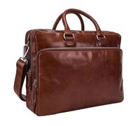 LEONHARD HEYDEN Serviette marron en cuir pour femme et homme - Cambridge RV-Aktenmappe 2 Fächer 5261 L Cognac 87089