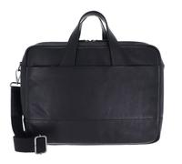 LEONHARD HEYDEN Serviette noir en cuir pour femme et homme - Hamburg RV-Aktenmappe 2 Fächer 7071 Schwarz 196294