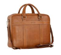 Leonhard Heyden Bergamo Porte-documents en cuir 41 cm Compartiment pour ordinateur portable brun