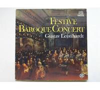 Leonhardt, Gustav - Leonhardt, Gustav Festive Baroque Concert LP Telefunken SAW9535 EX/VG 1960s made in Germany