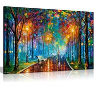Leonid Afremovღ Peinture à l'huile abstraite Art mural Décoration de la maison, Melody of the Night, 61x41 cm (24x16in)
