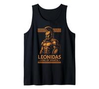 Leonidas King of Sparta Warrior Passionné d'histoire Débardeur