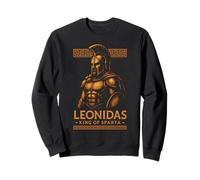 Leonidas King of Sparta Warrior Passionné d'histoire Sweatshirt