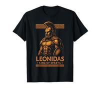 Leonidas King of Sparta Warrior Passionné d'histoire T-Shirt